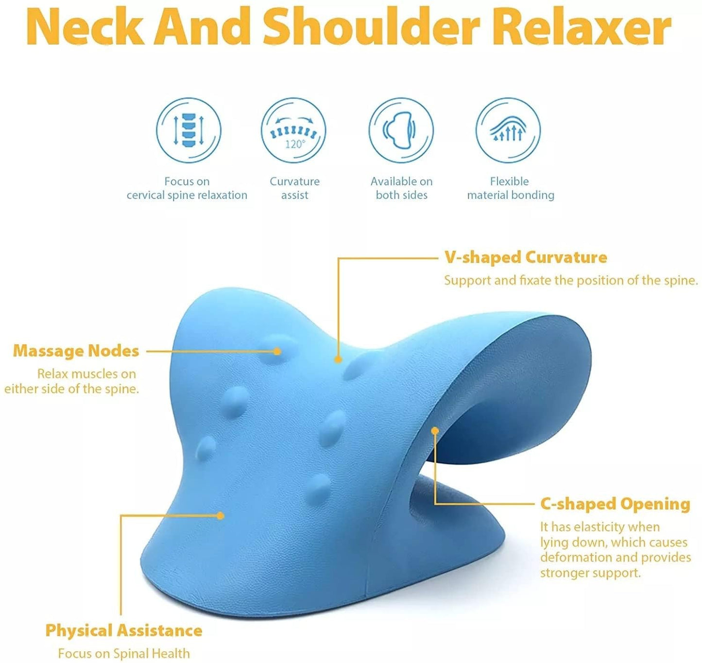 Neck Relaxer | Cervical Pillow for Neck and Shoulder Pain